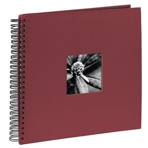 Hama Spiraalalbum Fine Art 36 X 32 Cm 50 Zwarte Pagina's Bordeaux